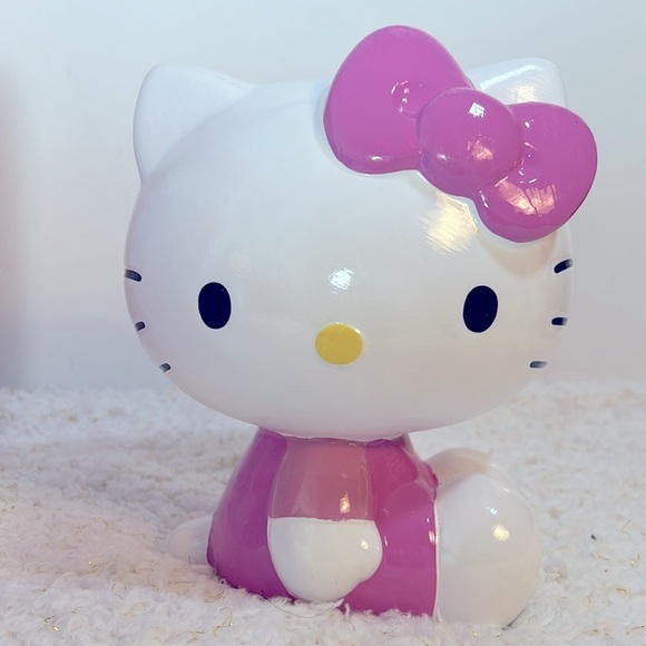 Sanrio Hello Kitty Ceramic Coin Bank Kidcore Retro Y2K 90’s Seated - Picture 7 of 13